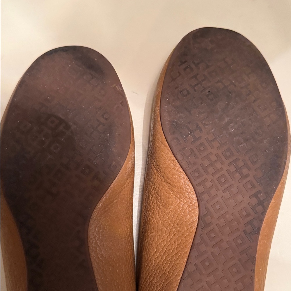 Tory Burch Brown Leather Ballet Flats - Picture 8 of 13